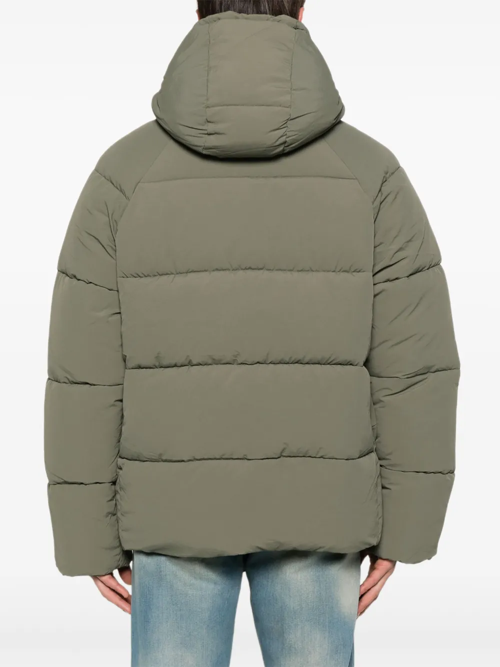 Daily Paper Donsjack met capuchon Groen