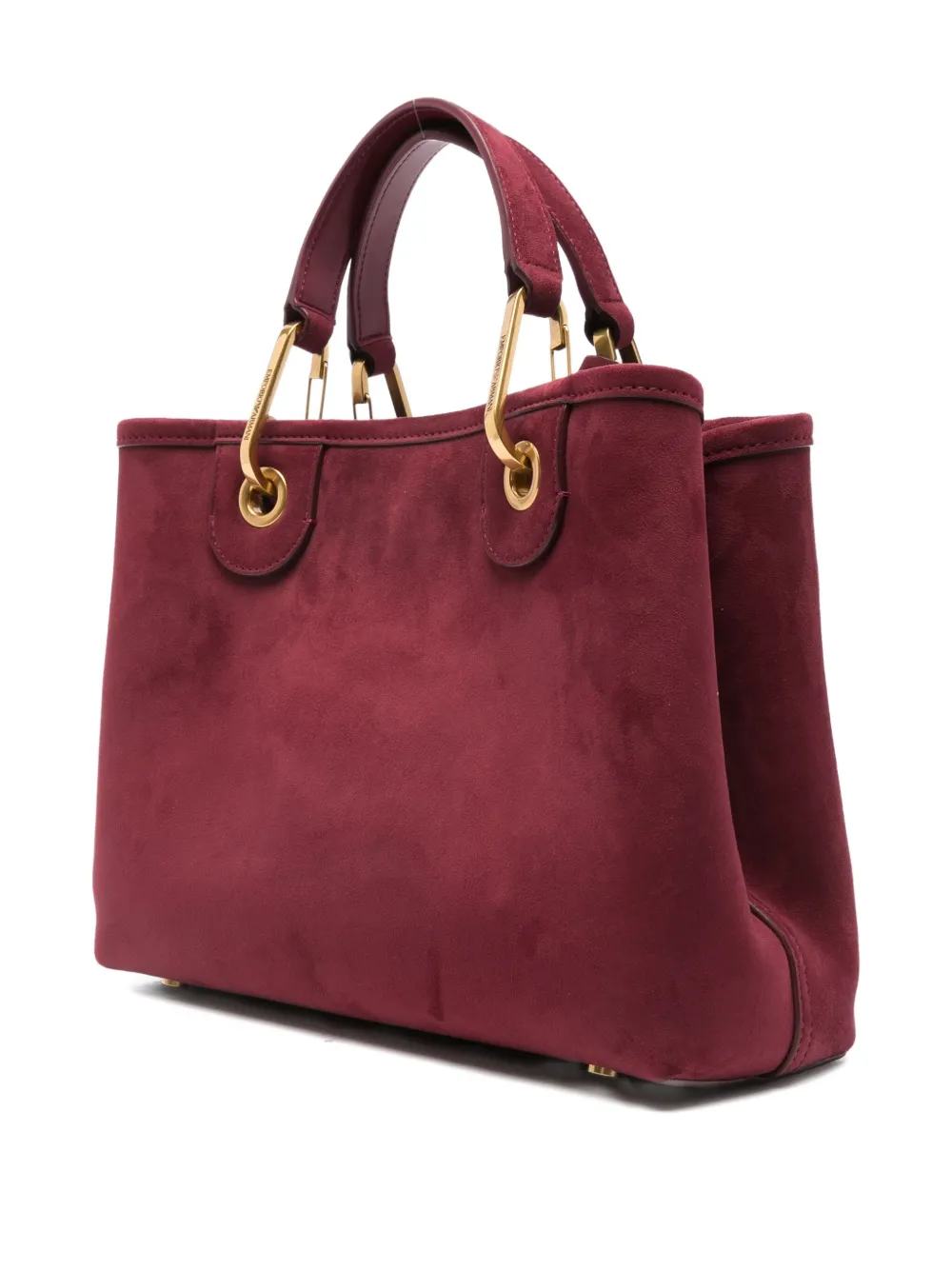Emporio Armani Tote Bag Mit Logo-schriftzug In Red