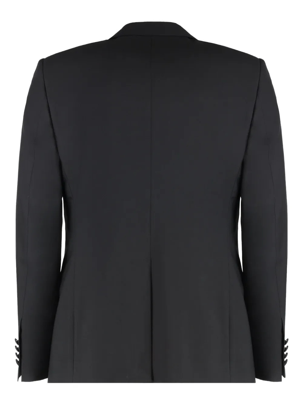 Dolce & Gabbana Stretch Wool Three-pieces Suit In Black