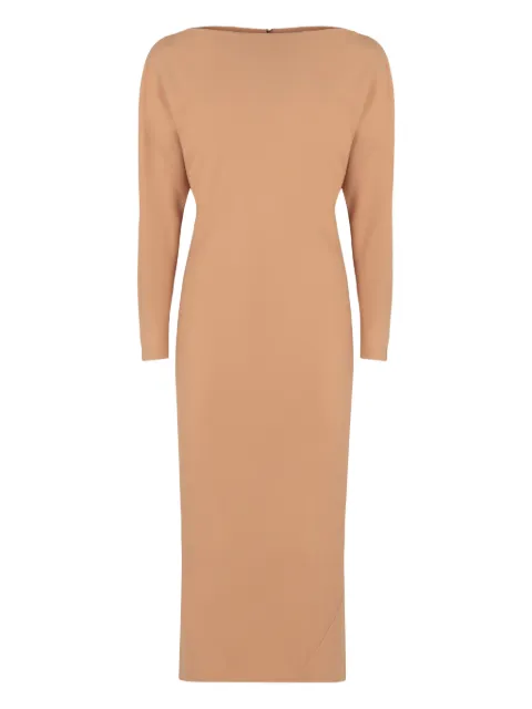 Alberta Ferretti boat-neck maxi dress
