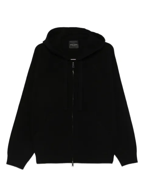 Roberto Collina hoodie con cierre