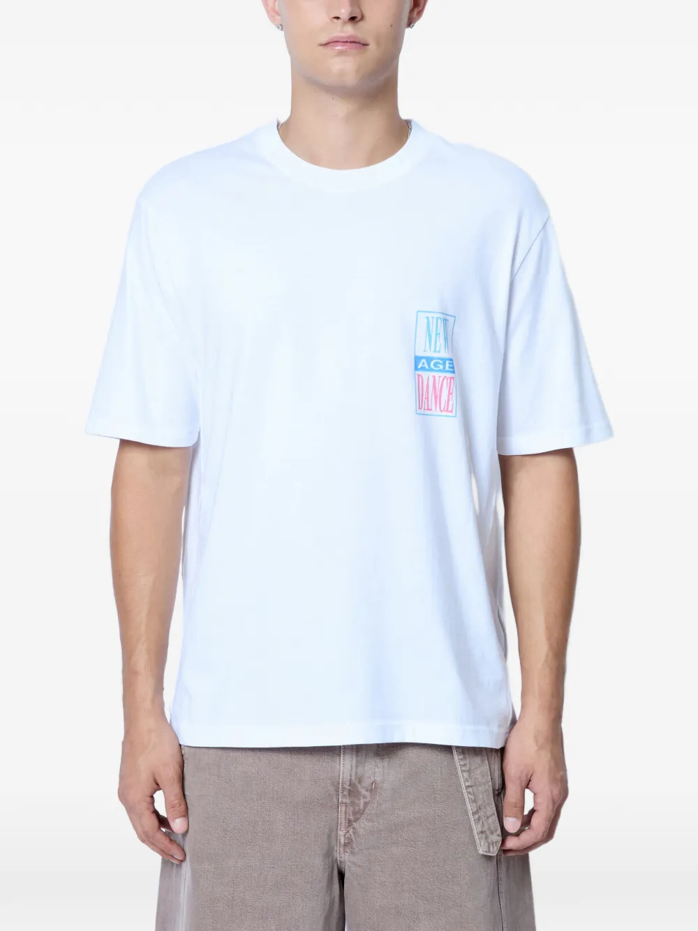 ACMH x Love International T-Shirt mit Logo - Weiß