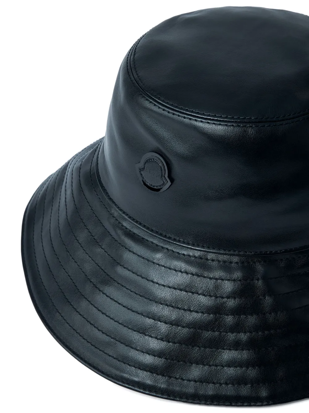 Moncler x EE72 by Edward Enninful Vissershoed met logopatroon Zwart