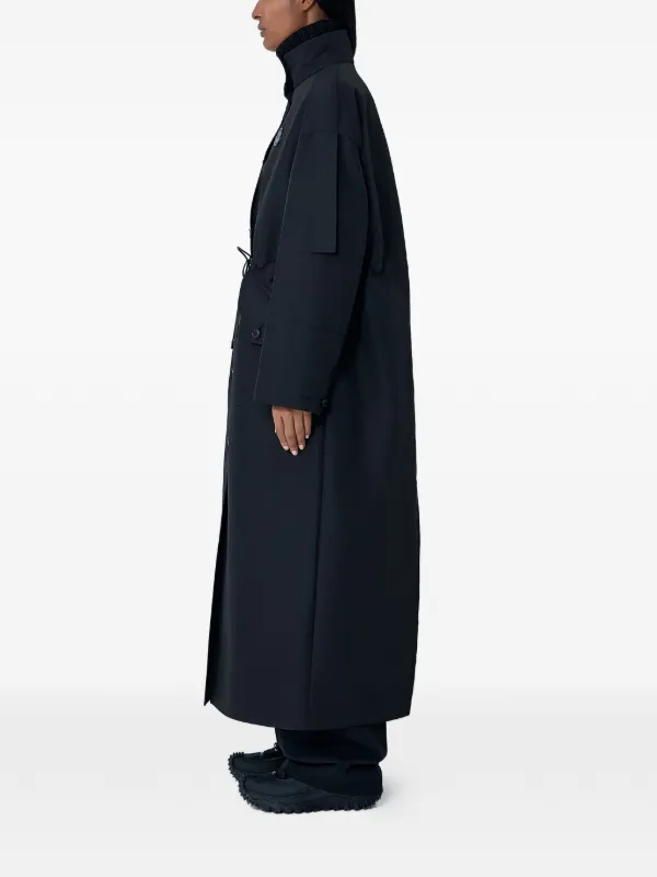 Moncler ボタン レインコート | ブラック | FARFETCH JP