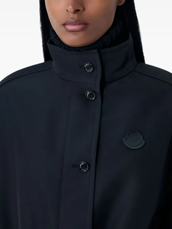 Moncler ボタン レインコート | ブラック | FARFETCH JP