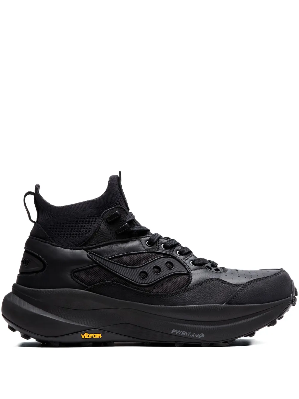 Saucony Trekker S high-top logo sneakers | Black | Image 1
