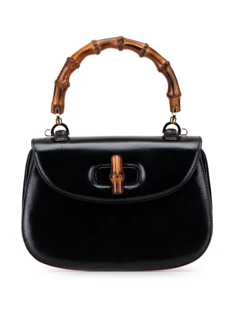 Gucci Pre-Owned bolsa satchel Bamboo Night del siglo XX