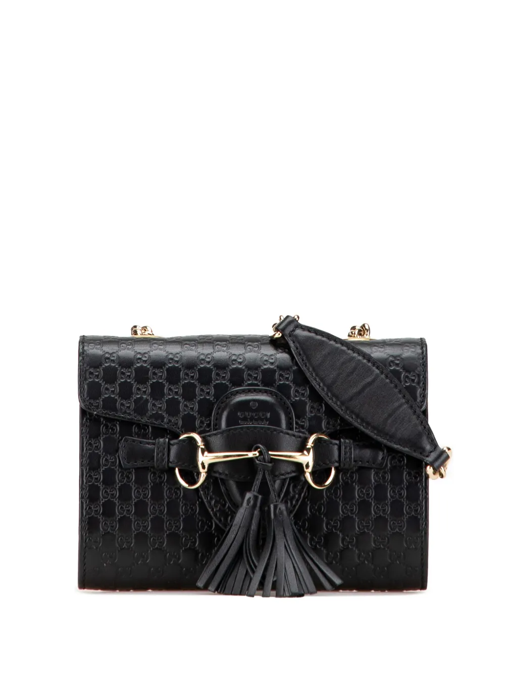 Gucci Pre-Owned 2016-2025 Mini Microguccissima Emily crossbody bag | Black | Image 1