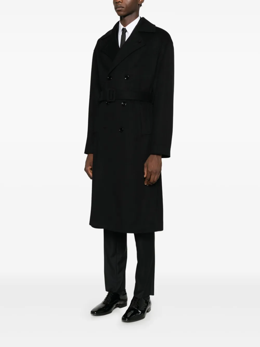 Lardini Jas met dubbele rij knopen Zwart