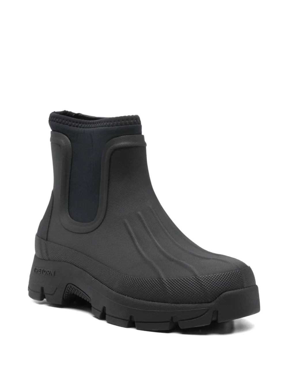 Kassl Editions Marie Rain Boots In Black