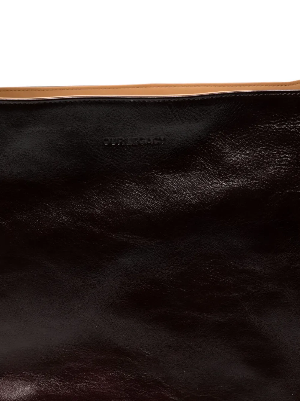 Our Legacy Grande Brick Shoulder Bag In Black