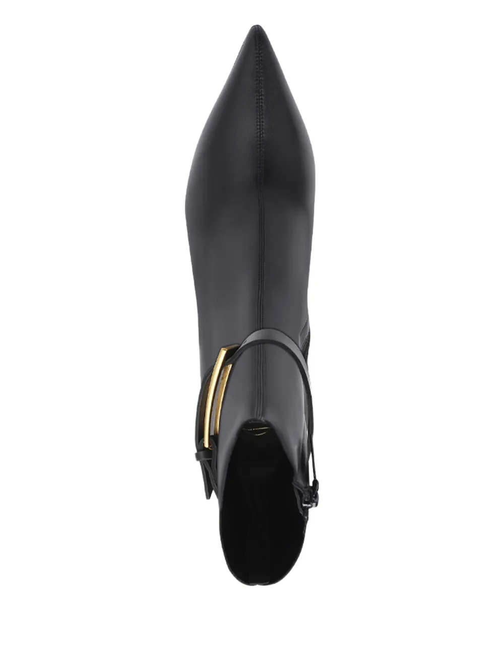 Potamy Leather Ankle Boots In Black