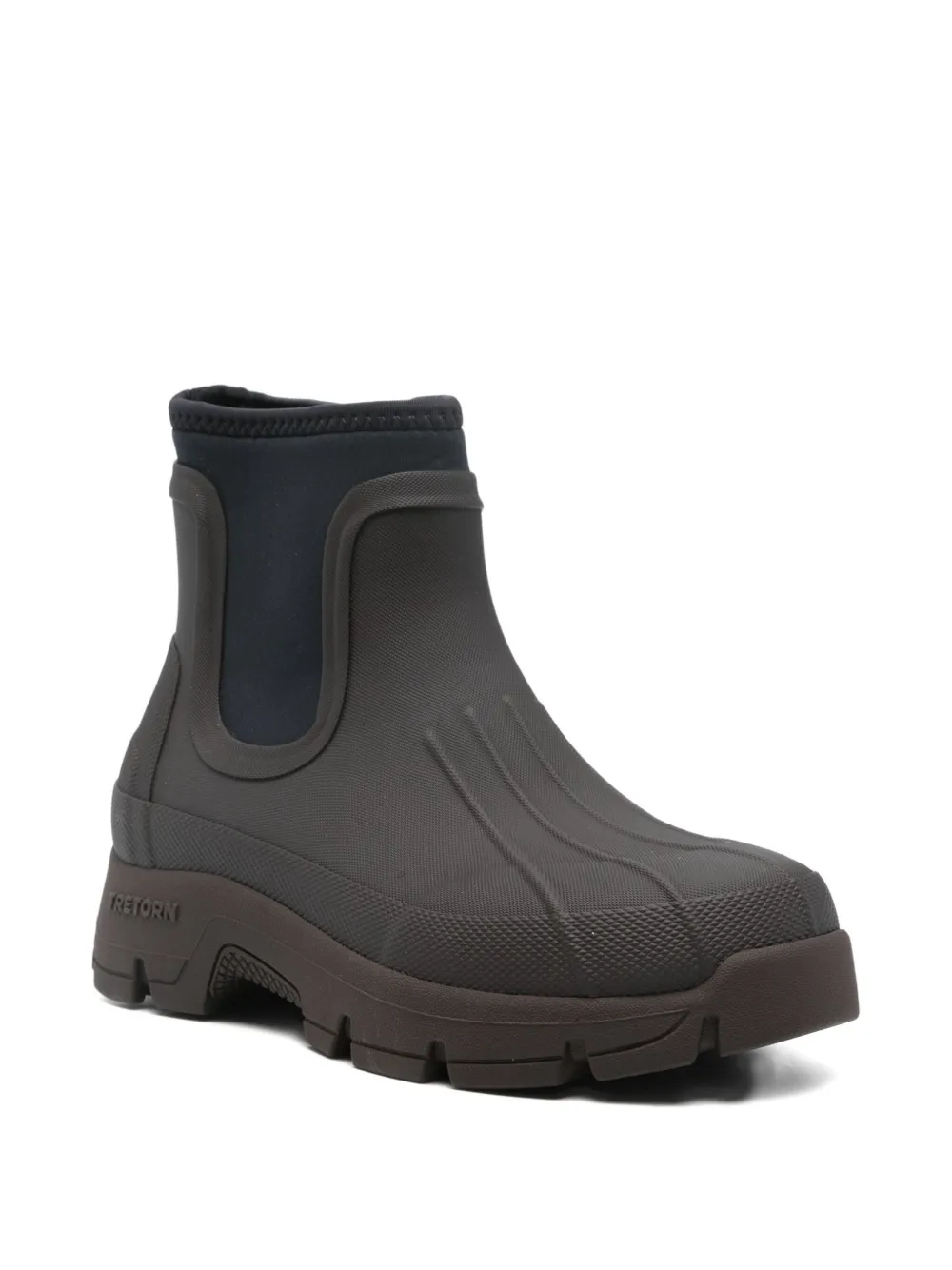 Kassl Editions Marie Rain Boots In Brown