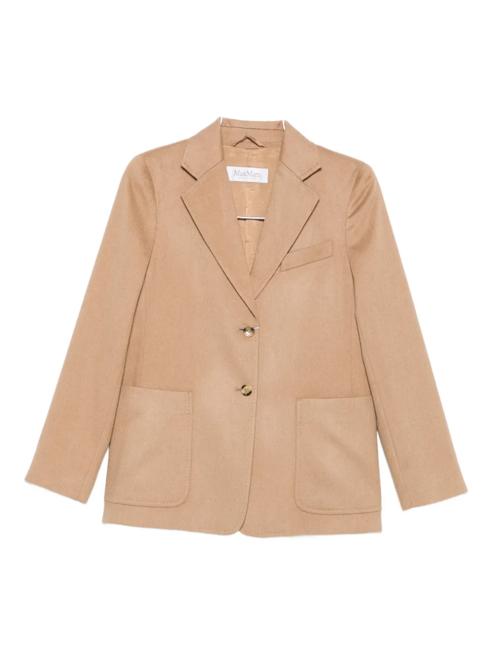 Max Mara Single-breasted Blazer In Neutral