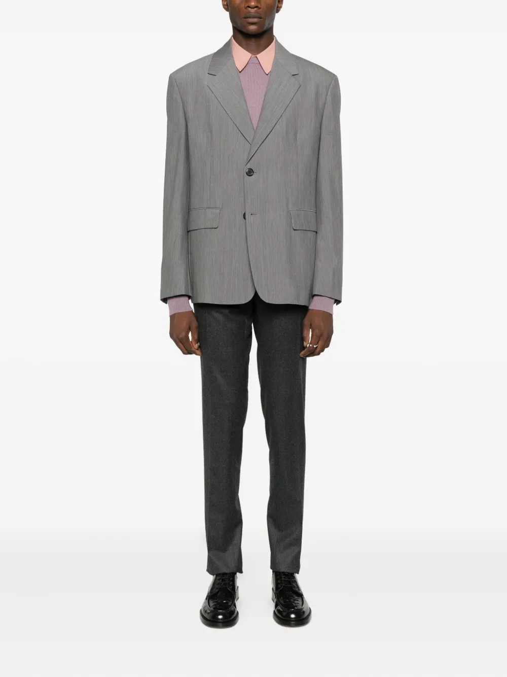 Canali Plooibroek - Grijs