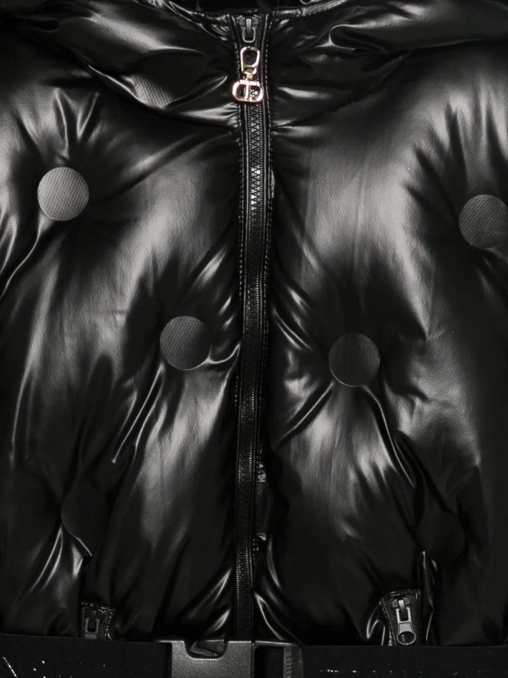 TWINSET Kids Mantel met ceintuur Zwart