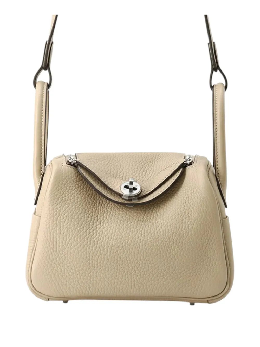 Hermès Pre-Owned 2025 Mini Clemence Lindy 20 satchel | Brown | Image 1