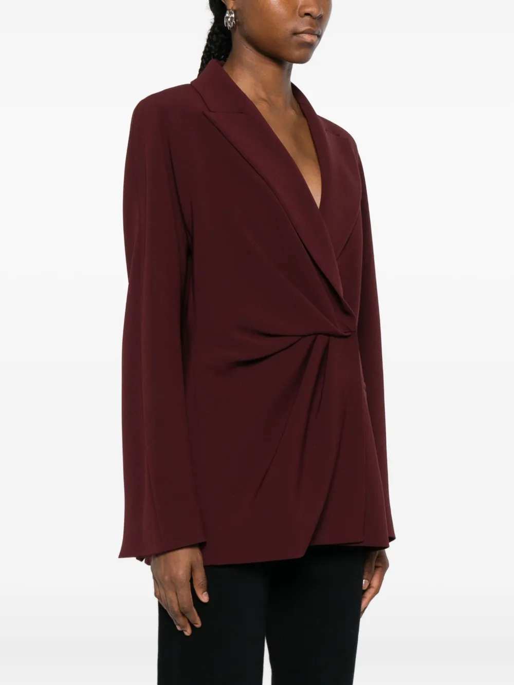 Max Mara Jack met gedraaid detail Rood