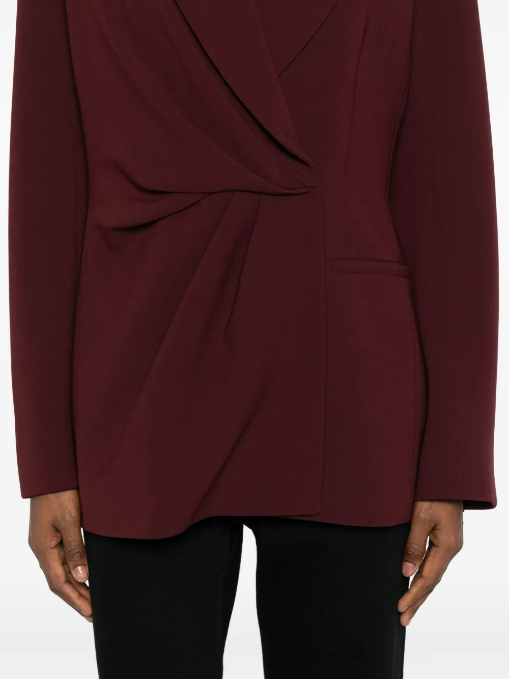 Max Mara Jack met gedraaid detail Rood