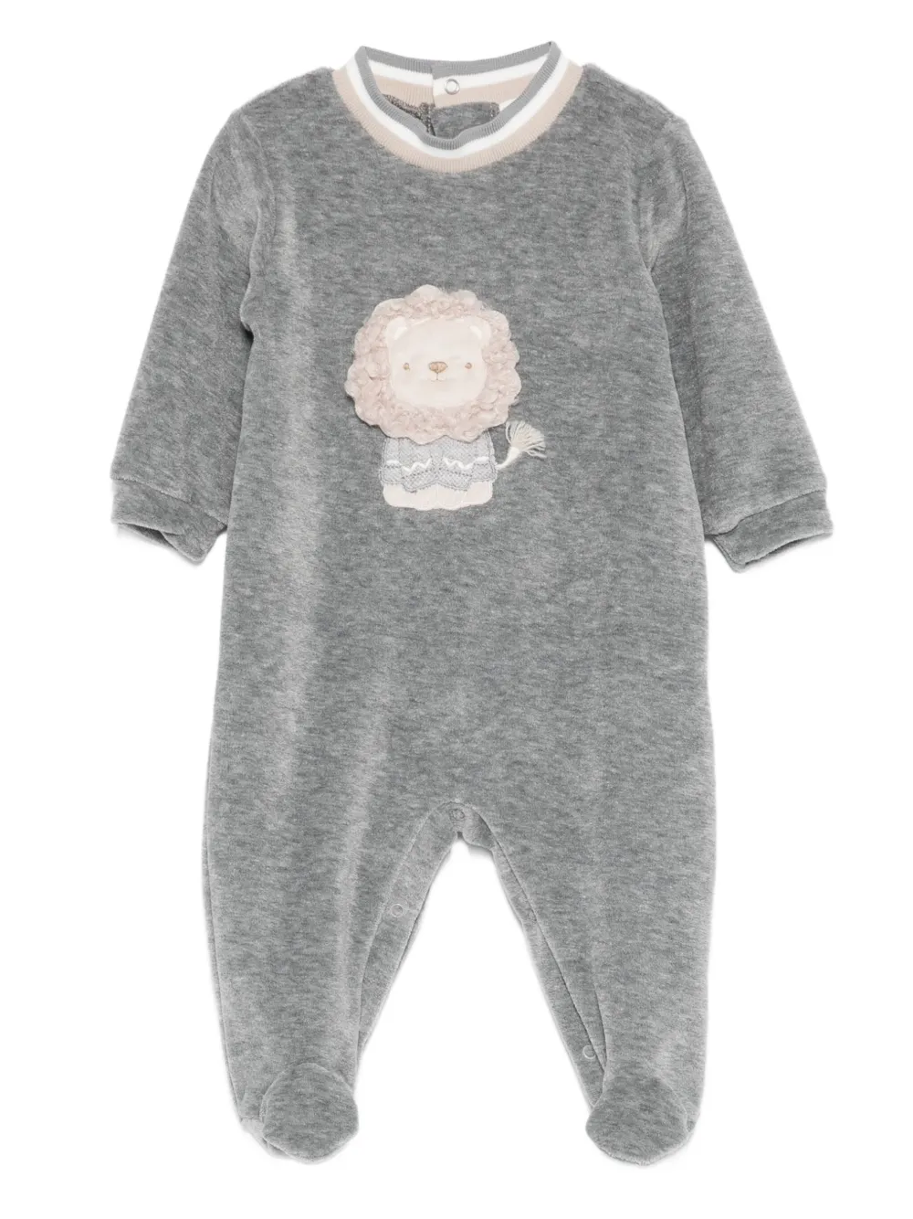 LALALU tiger-motif pajama | Grey | Image 1