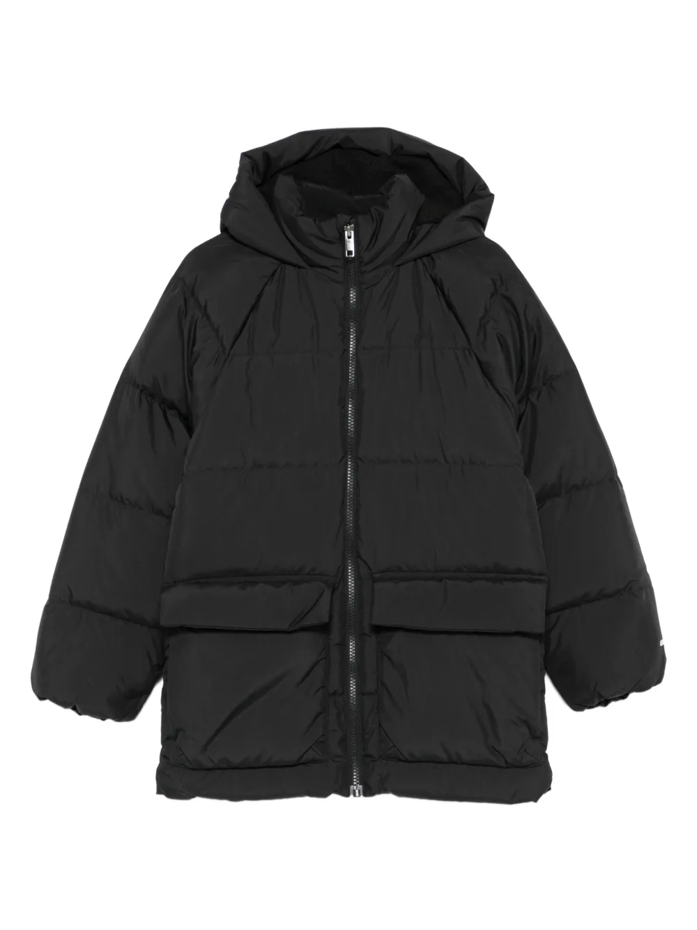 The North Face Kids フーデッド パデッドコート - ブラック The North Face Kids フーデッド パデッドコート - ブラック