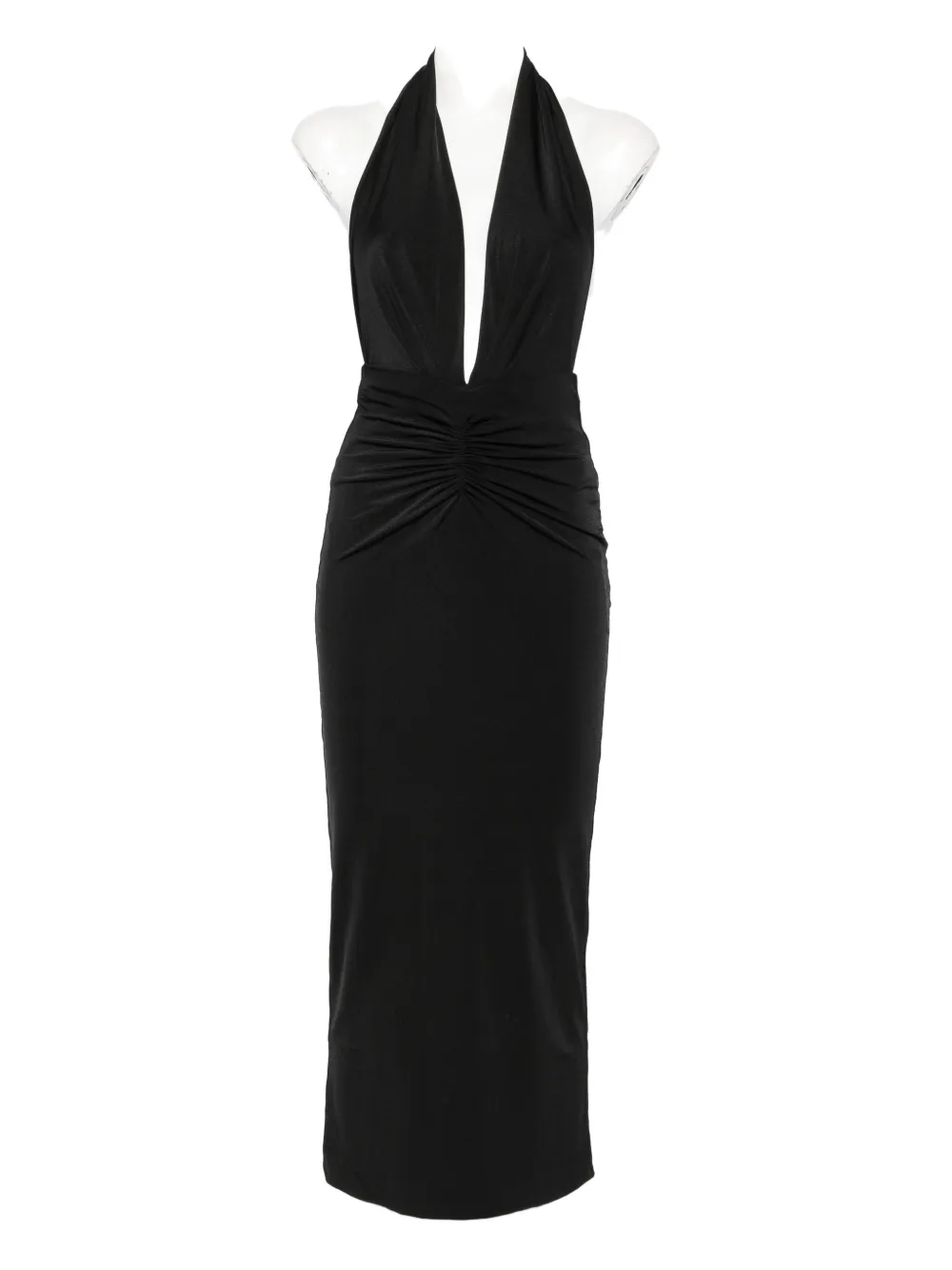 The Andamane American Neck Dress In Black