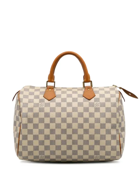 Louis Vuitton Pre-Owned 2009 Damier Azur Speedy Boston-Tasche 30cm