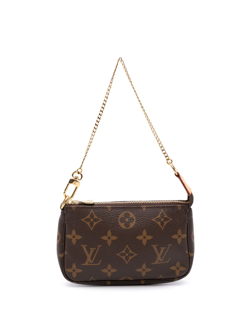 Louis Vuitton Pre-Owned 2021 モノグラム ミニ ポシェット アクセソワール ハンドバッグ - ブラウン Louis Vuitton Pre-Owned 2021 モノグラム ミニ ポシェット アクセソワール ハンドバッグ - ブラウン