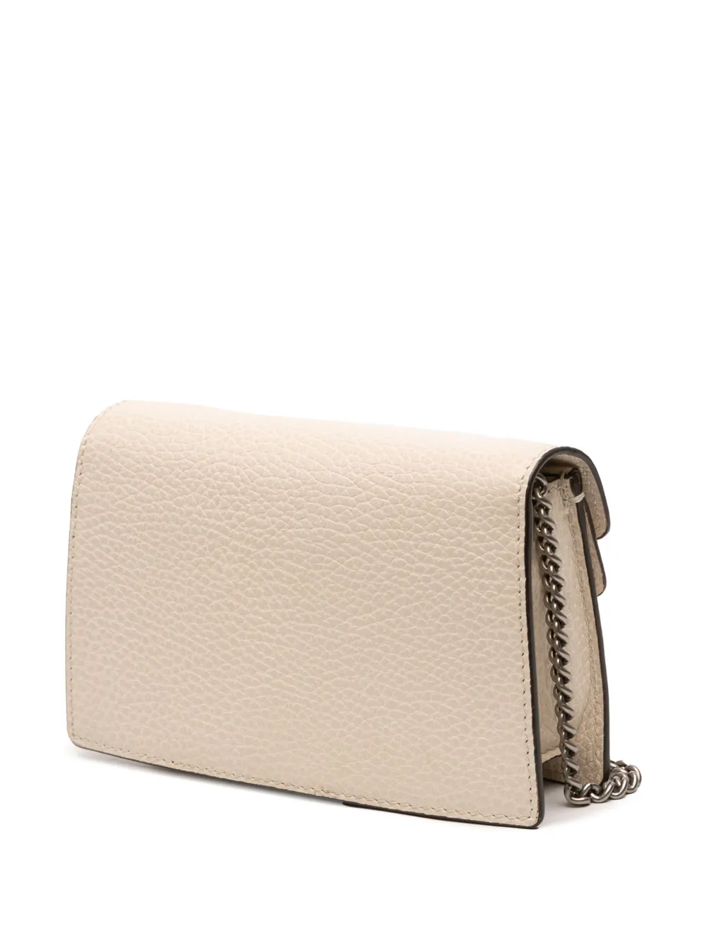 Pre-owned Gucci 2016-2025 Mini Dionysus Leather Crossbody Bag In White