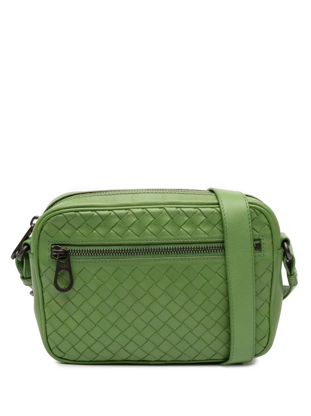 Bottega Veneta Pre-Owned 2012-2025 Nappa Intrecciato crossbody bag | Green | Image 1
