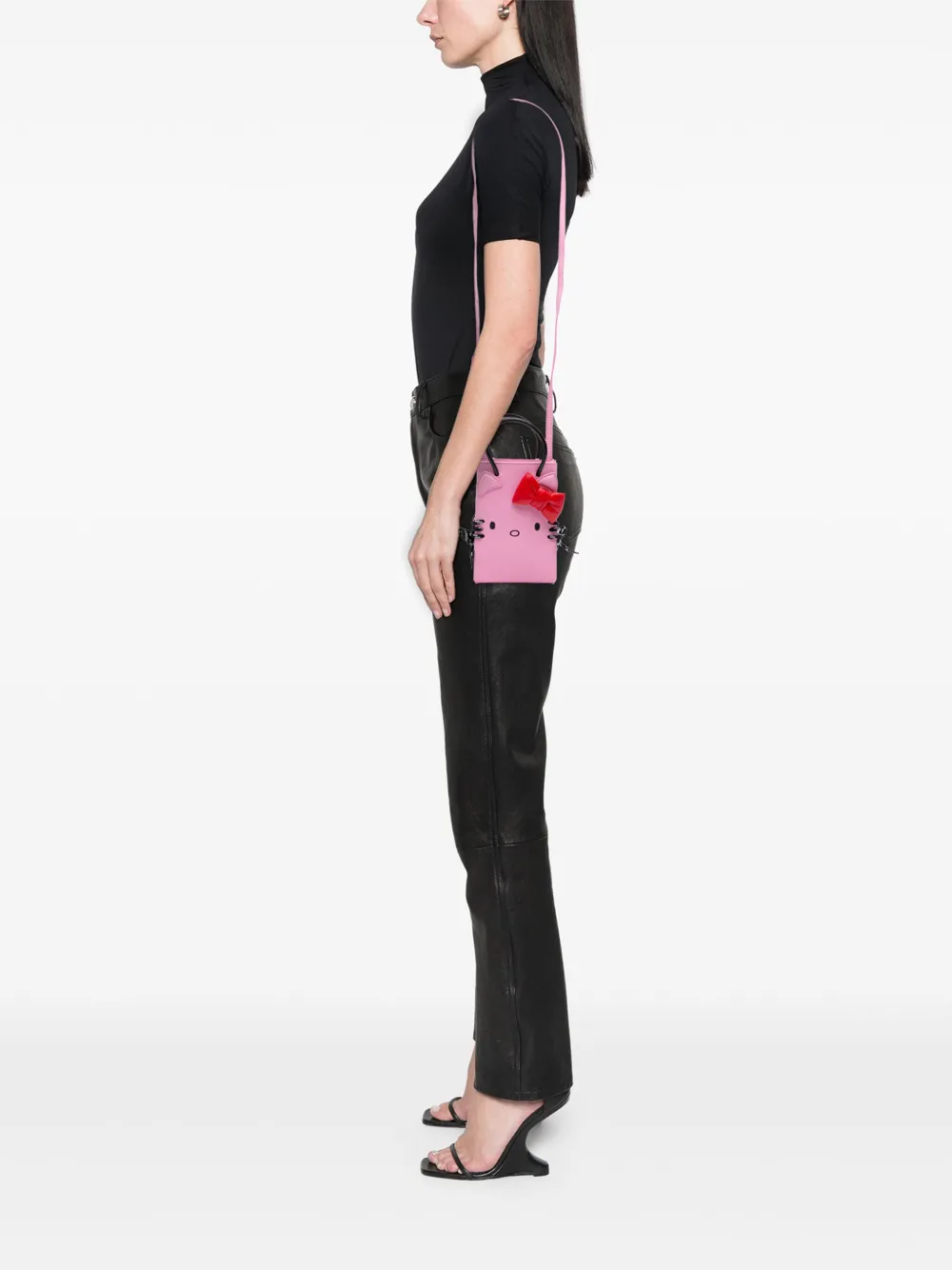 Balenciaga Pre-Owned 2020 Mini Calfskin Hello Kitty Shopping Phone Holder satchel | Pre-Owned | Image 2
