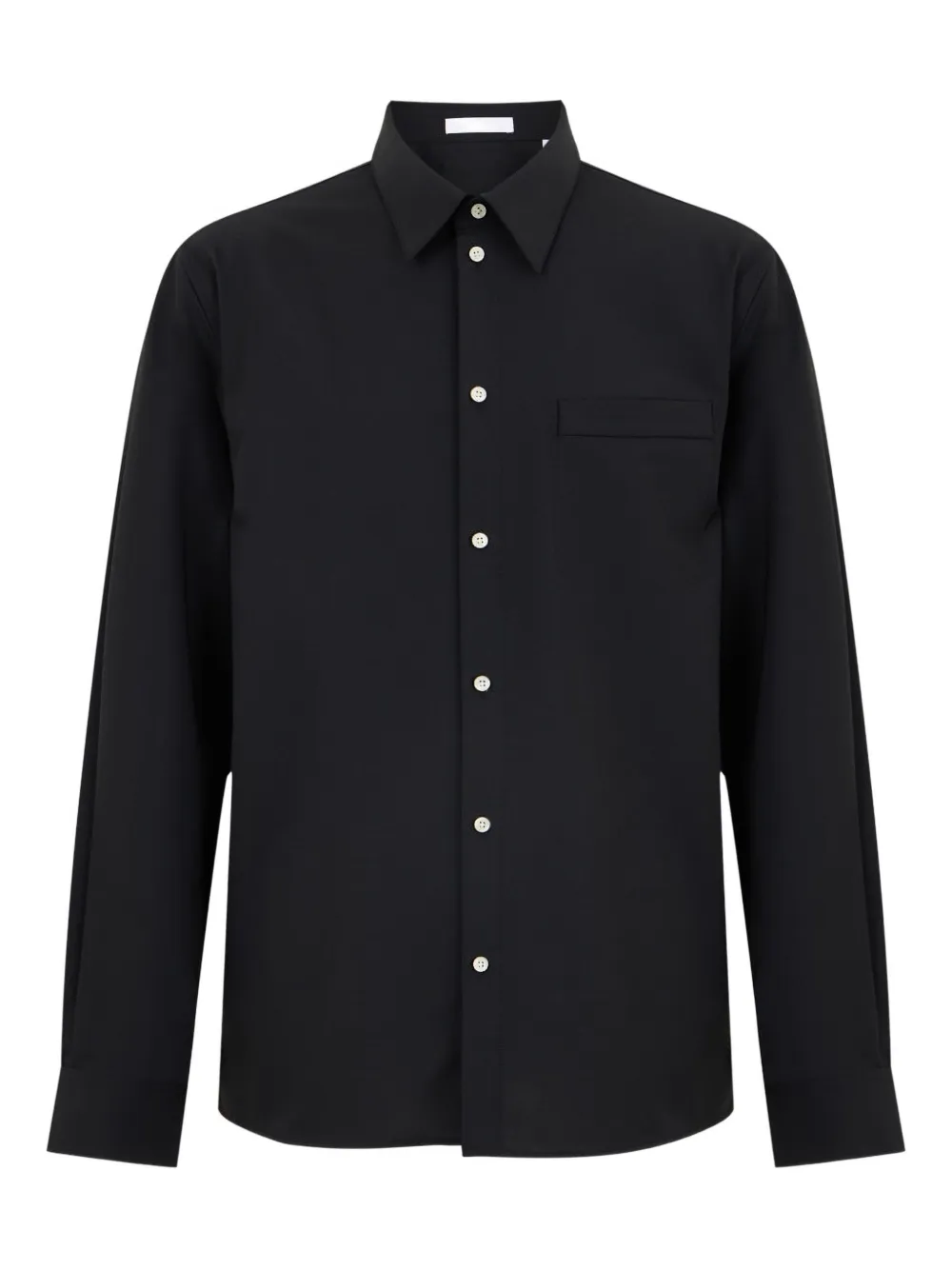Helmut Lang camisa con botones | negro | Image 1