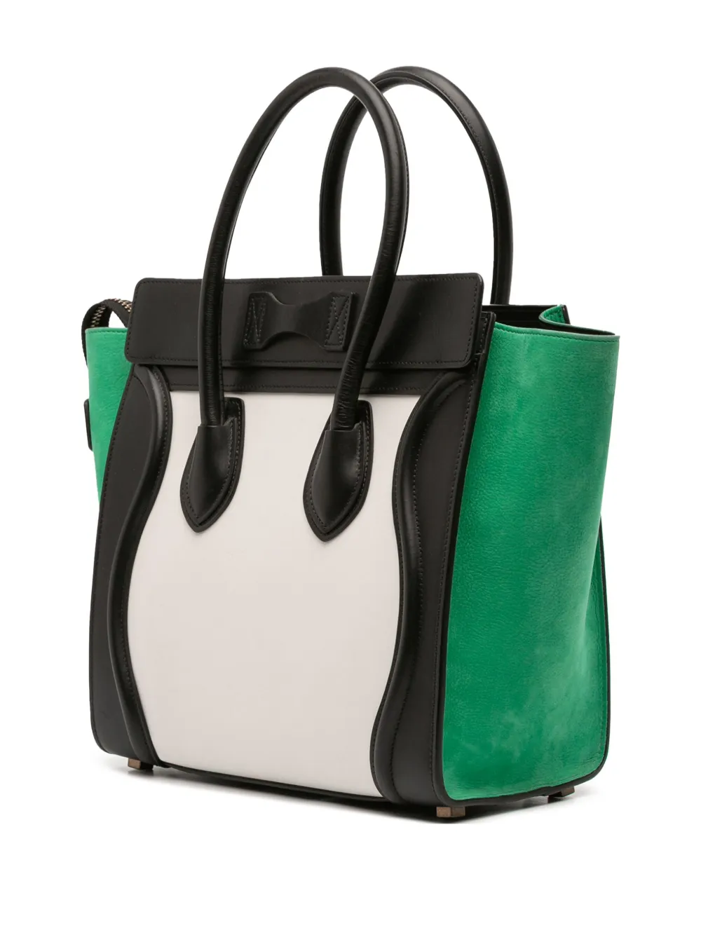 Celine Pre-Owned 2014-2015 マイクロ トリコロール ヌバック＆カーフ