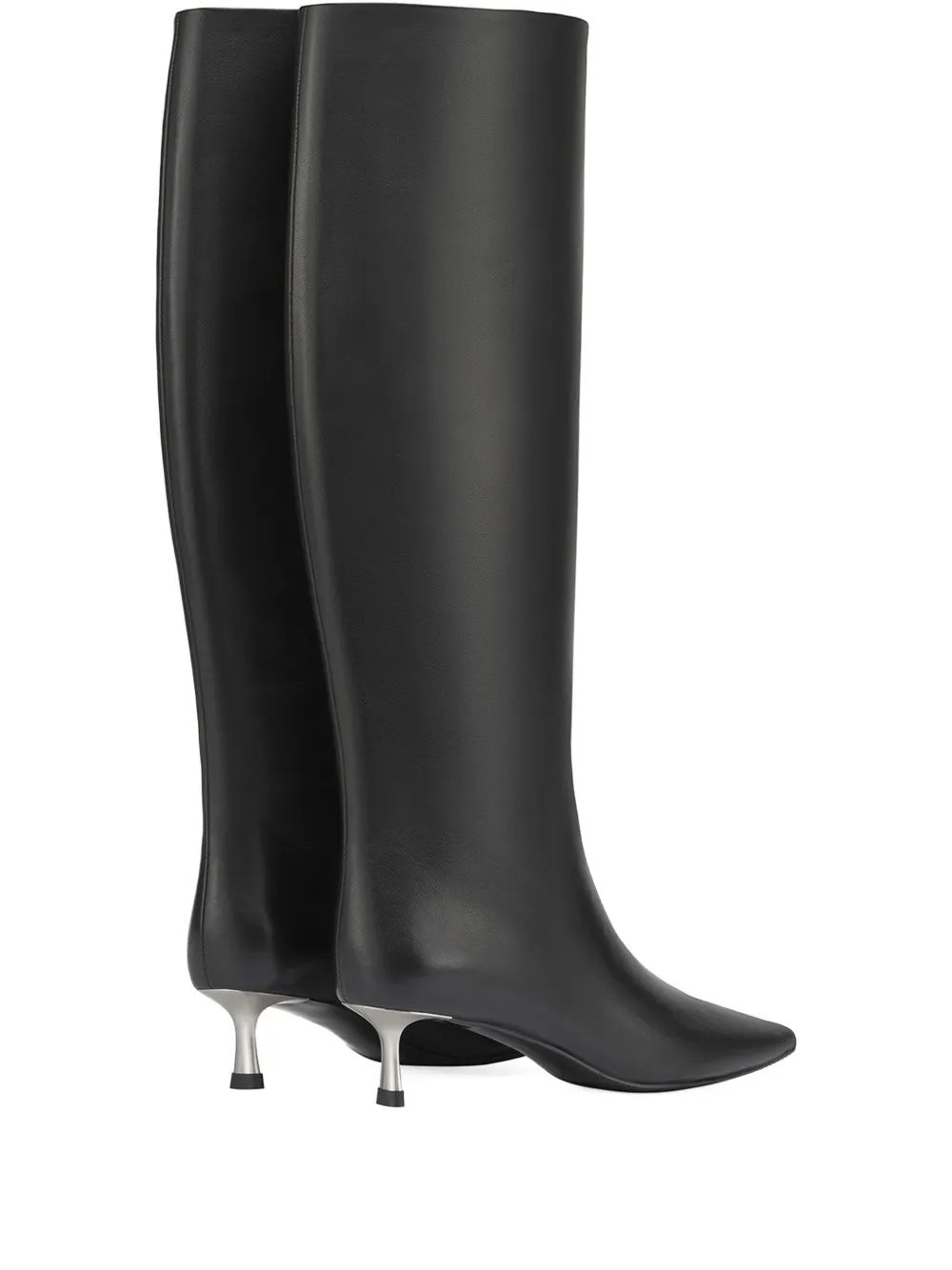 Potamy Leather Knee-high Boots In Black