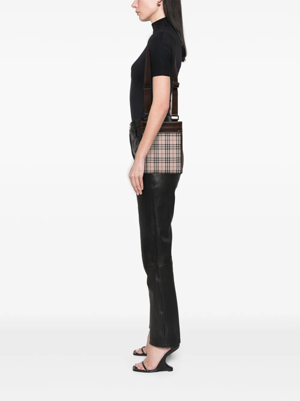 Burberry Pre-Owned 2000-2017 House Check Canvas crossbody bag | Pre-Owned | Image 2