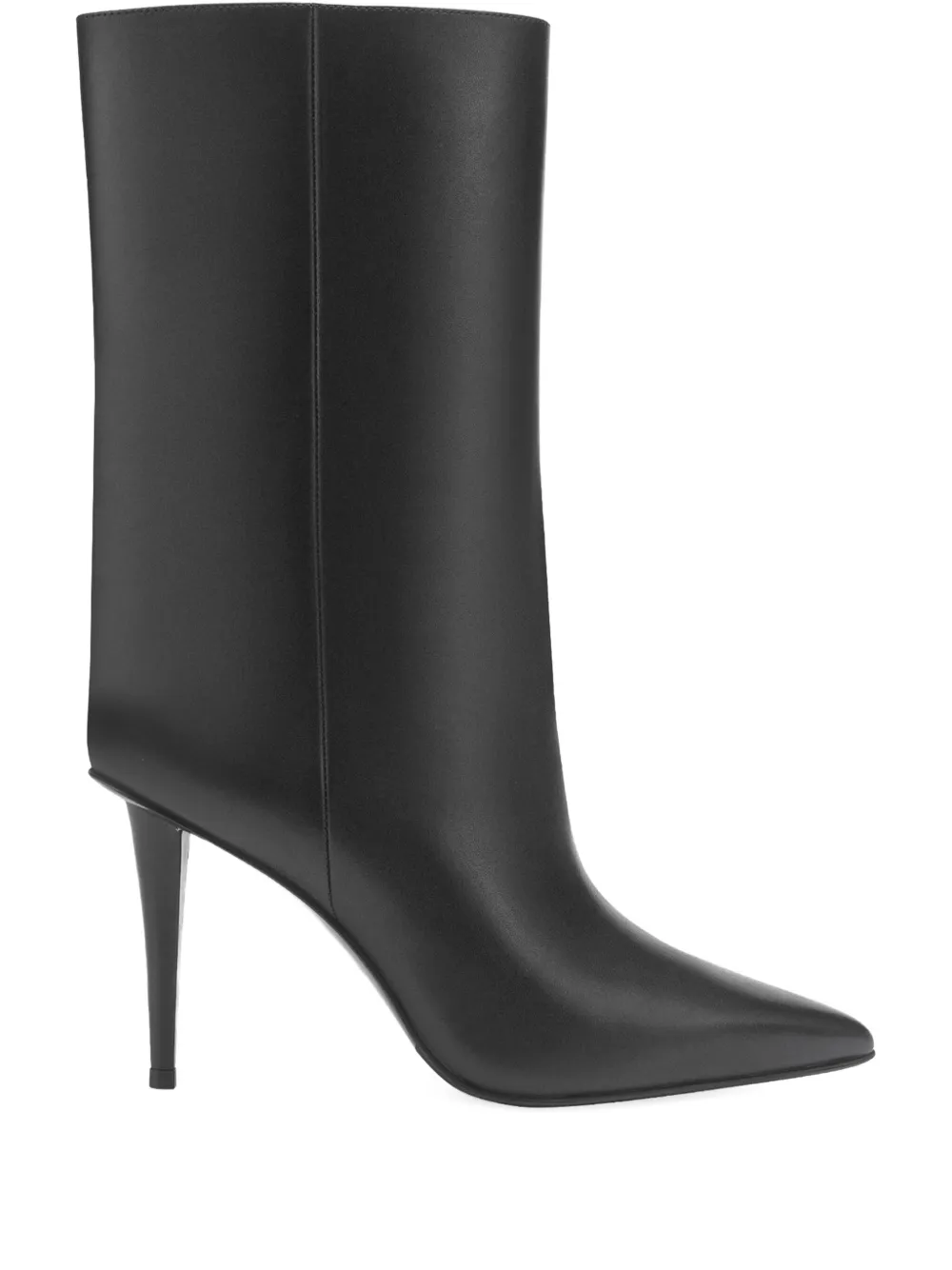 POTAMY botines de piel con tacón | negro | Image 1