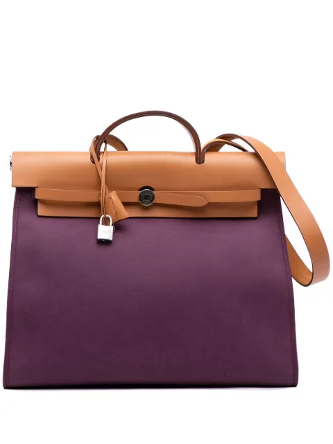 Hermès Pre-Owned 2013 Toile Herbag Zip 39 satchel