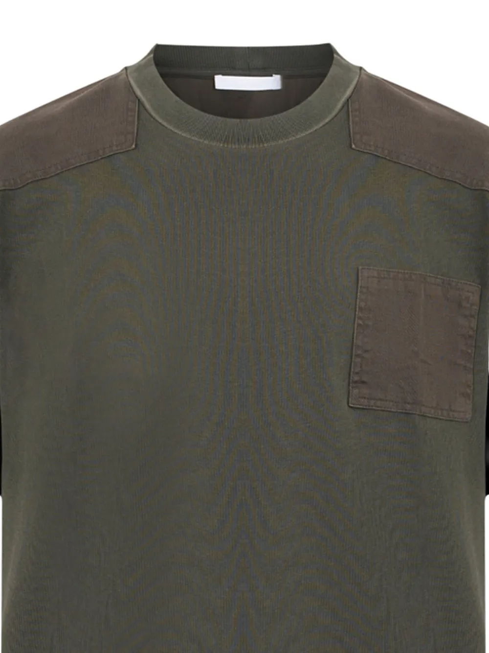 Helmut Lang T-shirt met ronde hals Groen