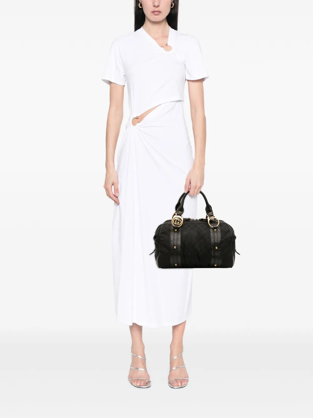 Gucci Pre-Owned 2016-2025 Medium GG Canvas Interlocking G boston bag | Pre-Owned | Image 2