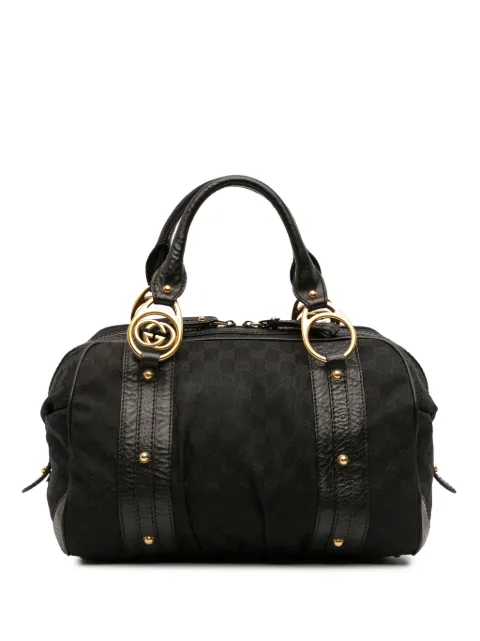 Gucci Pre-Owned 2016-2025 Medium GG Canvas Interlocking G boston bag