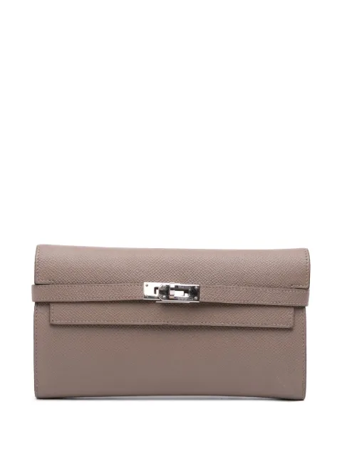 Hermès Pre-Owned cartera Epsom Kelly Longue Wallet 2017