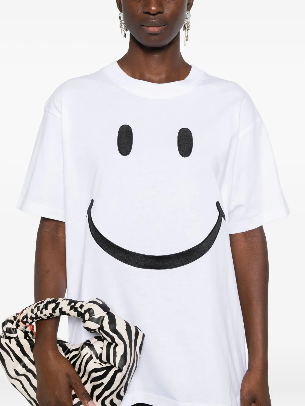 Moschino T-shirt met print Wit