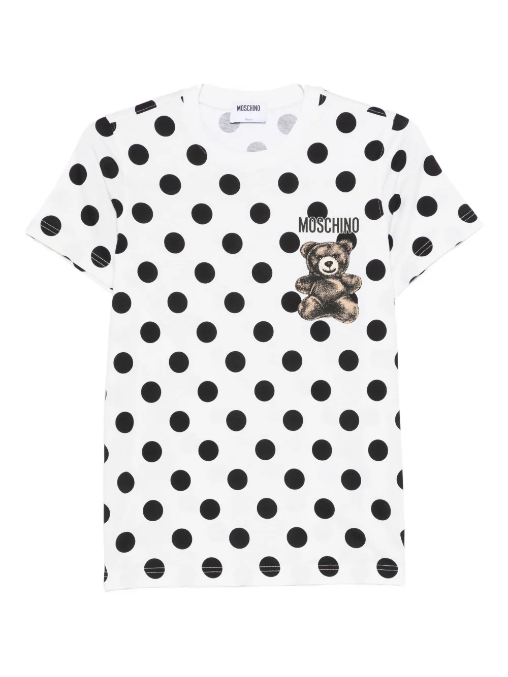 Moschino Teddy ポルカドット Tシャツ - ホワイト