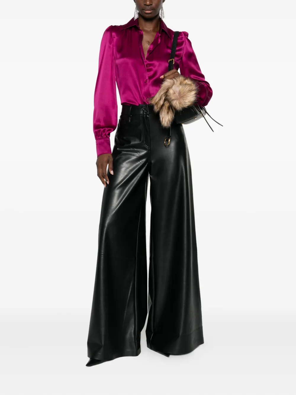 Balenciaga Zijden blouse met lange mouwen - Roze