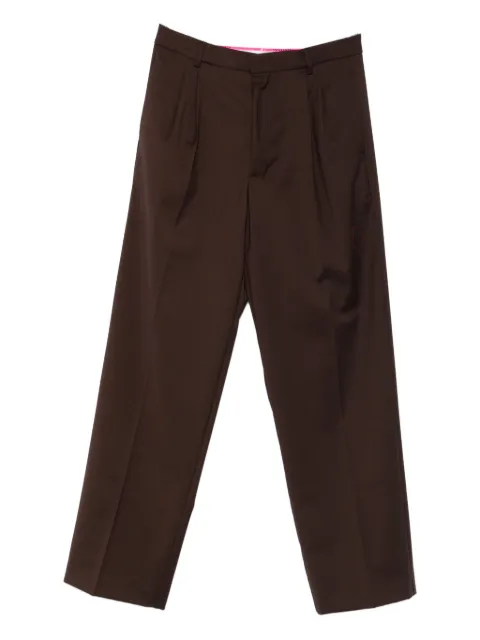 AMARANTO  pleated tailored trousers