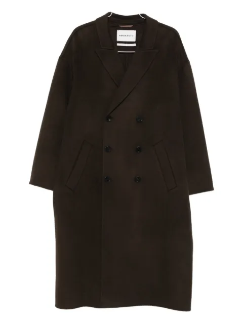 AMARANTO  wool blend double-breasted coat