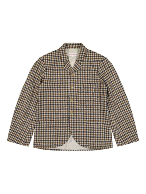 Walter Van Beirendonck houndstooth blazer