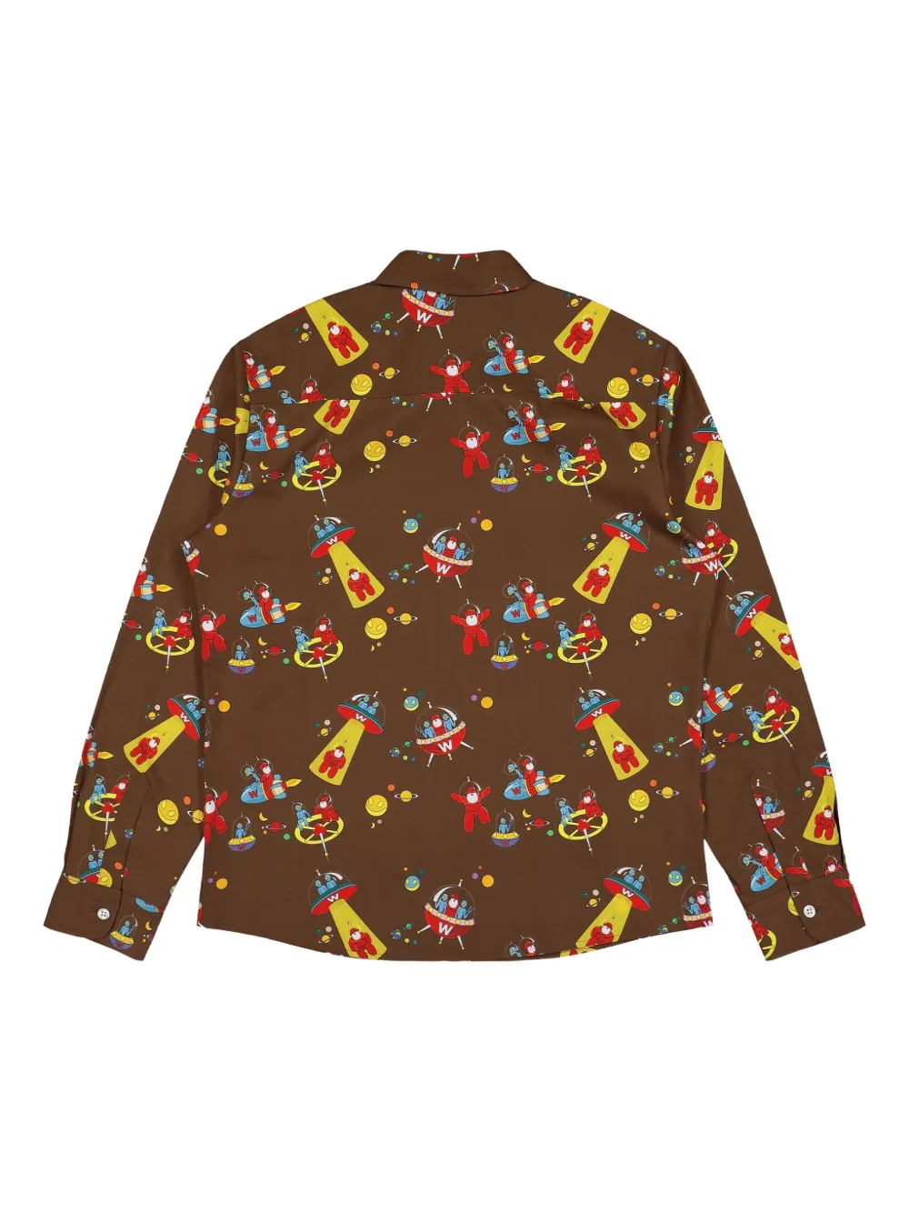 Walter Van Beirendonck cotton shirt - Bruin