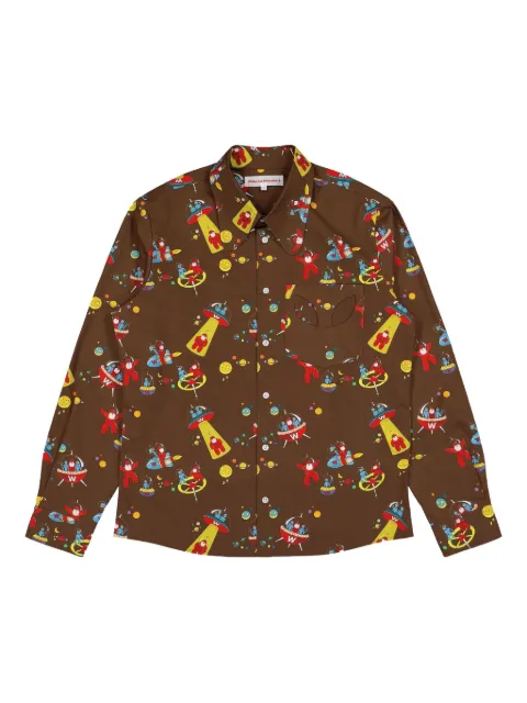Walter Van Beirendonck camisa de algodón