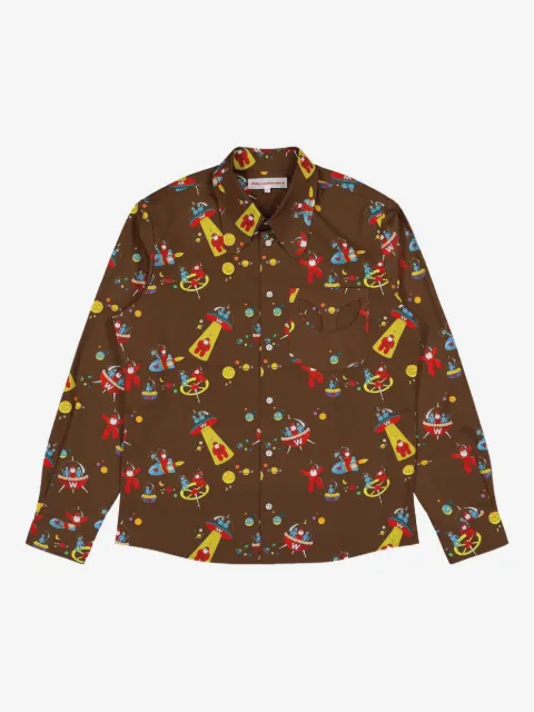 Walter Van Beirendonck camisa de algodón